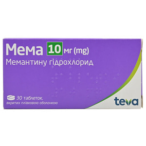 Мема табл. в/о 10мг №30