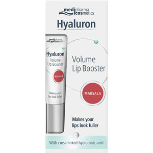 Бальзам HYALURON (Гиалурон) для объема губ Lip Booster (Лип бустер) марсала 7 мл
