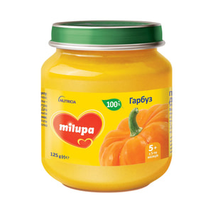 Пюре овочеве дитяче Нутриція Milupa (Мілупа) Гарбуз з 5-ти місяців 125 г