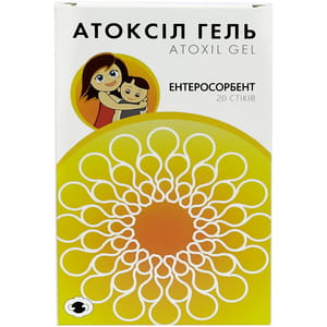 Гель способствующий выведению токсинов из организма Атоксил для внутреннего применения в стиках по 20 г 20 шт
