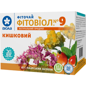 Фиточай Фитовиол №9 Кишечный в фильтр-пакетах 1,5 г 20 шт