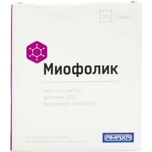 Диетическая добавка для улучшения репродуктивной функции у женщин Miofolic (Миофолик) в саше по 2 г 30 шт