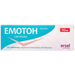 Емотон табл. в/о 50мг №30
