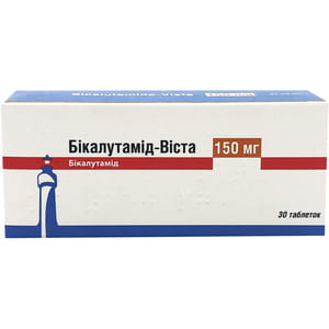 Бикалутамид-Виста табл. п/о 150мг №30***