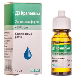 Д3 Крапелька крап. орал. р-н 4000 МО/мл фл. 10мл