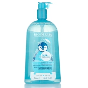 Гель для купання BIODERMA (Біодерма) ABCDerm (АБСдерм) дитячий очищуючий ультрам'якої дії для обличчя, тіла та волосся 1000 мл