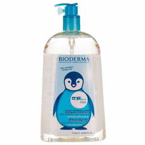 Розчин міцелярний BIODERMA (Біодерма) ABCDerm H2O (АБСдерм) дитячий очищуючий ультрам'якої дії 1000 мл