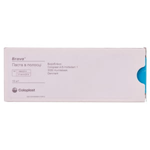 Паста для стоми Coloplast (Колопласт) Brava 26555 для догляду і вирівнювання шкіри в полосках 10 шт