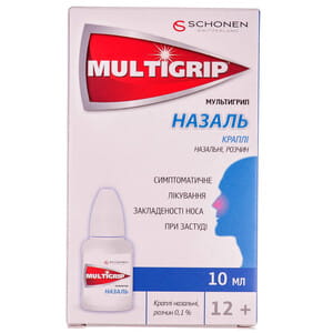 Мультигрип назаль кап. назал. р-р 0,1% фл. 10мл