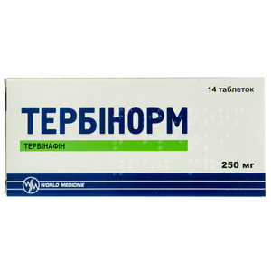 Тербінорм табл. 250мг №14
