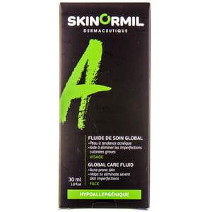 Флюїд для обличчя SKINORMIL (Скінорміл) Лінія А Глобальний догляд при запальних і незапальних акне, постакне 30 мл