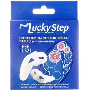 Протектор на суглоб великого пальця LUCKY STEP модель LS21 з розширювачем пара