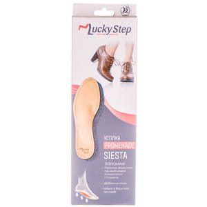 Устілка підтримуюча безкаркасна LUCKY STEP модель LS331 Siesta для жіночого взуття колір бежевий розмір 35 пара