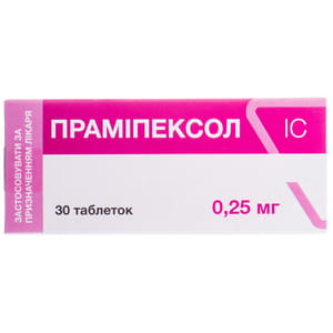 Прамипексол ІС табл. 0,25мг №30