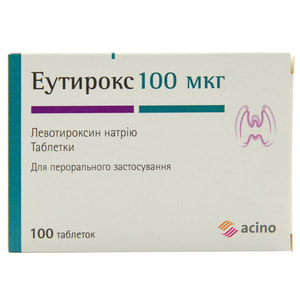 Еутирокс табл. 100мкг №100