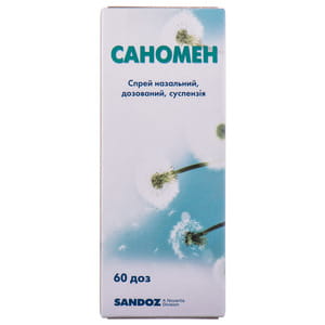 Саномен спрей назал. дозов. сусп. 50мкг/доза фл. 60доз