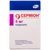 Сермион лиофил. д/р-ра д/ин. 4мг фл.№4+р-ль амп. 4мл