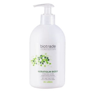 Лосьон для тела BIOTRADE Keratolin body (Биотрейд Кератолин боди) 8% мочевины увлажняющий для сухой кожи 400 мл