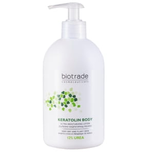 Лосьон для тела BIOTRADE Keratolin body (Биотрейд Кератолин боди) 12% мочевины увлажняющий для сухой кожи 400 мл