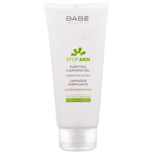 Гель для обличчя BABE LABORATORIOS (Бабе Лабораторіос) Stop Akn (Стоп Акн) очищуючий для жирної та проблемної шкіри 200 мл