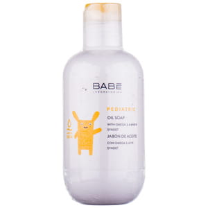 Мыло для душу BABE LABORATORIOS (Бабе Лабораториос) Pediatric (Педиатрик) для сухой и атопичной кожи на основе масел детское 200 мл