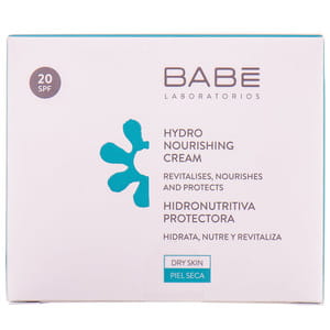 Крем для обличчя BABE LABORATORIOS (Бабе Лабораторіос) зволожуючий поживний з SPF 20 50 мл