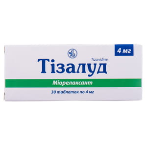Тизалуд табл. 4мг №30