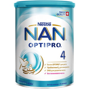 Суміш молочна дитяча NESTLE (Нестле) Нан 4 Premium Optipro (Преміум Оптіпро) з 18 місяців 400 г