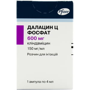 Далацин Ц фосфат р-н д/ін. 150мг/мл амп. 4мл №1