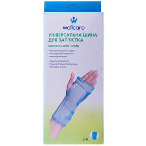 Бандаж шина для запястья WellCare (ВеллКеа) модель 42026 универсальный размер S/M