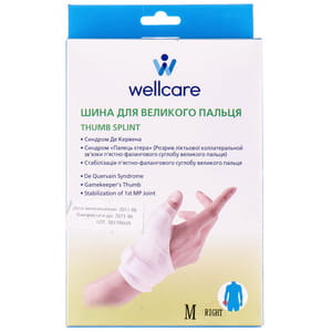 Шина для великого пальця руки WellCare (ВеллКеа) модель 42002 M/R розмір M правий