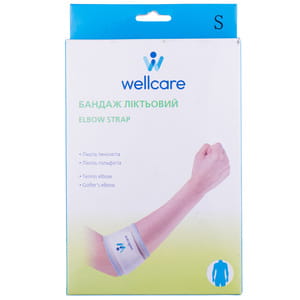 Бандаж локтевой WellCare (ВеллКеа) модель 31005 размер S