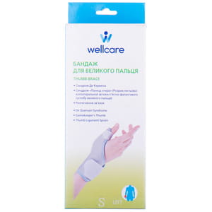 Бандаж для большого пальца руки WellCare (ВеллКеа) модель 42005 S/L размер S левый