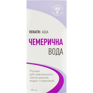 Чемерична вода р-н д/зовн. заст. водно-спирт. фл. 100мл