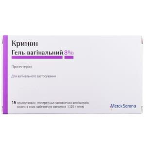 Кринон гель вагін. 8% аплік. №15