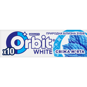 Жувальна гумка ORBIT (Орбіт) Освіжаюча м'ята 10 шт