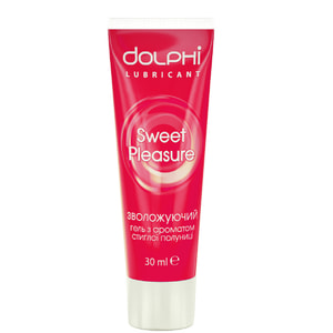 Лубрикант (гель-змазка) з ароматом полуниці DOLPHI (Долфі) Sweet Pleasure (Солодке задоволення) 30 мл