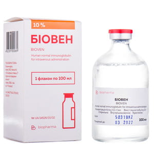 Біовен р-н д/інф. 10% фл. 100мл