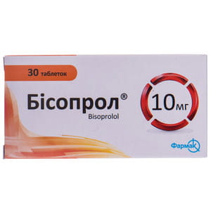 Бісопрол табл. 10мг №30