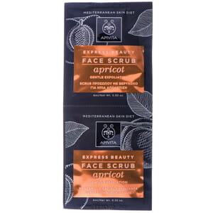 Скраб для лица EXPRESS BEAUTY (ЭКСПРЕСС БЬЮТИ) деликатно отшелушивающий с абрикосом 2х8 мл