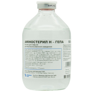 Аміностерил Н-Гепа р-н д/інф. фл. 500мл №10