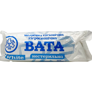 Вата медична гігроскопічна нестерильна ролик 25 г Dr.White (Доктор Вайт)