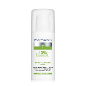 Пілінг-крем для обличчя PHARMACERIS (Фармацеріс) T Sebo-Almond Peel (Себо-алмонд піл) 10% II степінь відлущування 50 мл