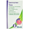 Цисплатин-Тева конц. д/р-ра д/инф. 0,5мг/мл фл. 100мл №1