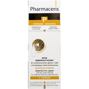 Рідина для обличчя і тіла PHARMACERIS (Фармацеріс) P кератолітична для зменшення псоріазних висипів 125 мл