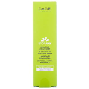 Крем для обличчя BABE LABORATORIOS (Бабе Лабораторіос) Stop Akn (Стоп Акн) відновлюючий зволожуючий пост-акне 50 мл
