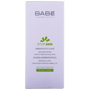 Флюїд для обличчя BABE LABORATORIOS (Бабе Лабораторіос) Stop Akn (Стоп Акн) для проблемної шкіри кератолітичний з гліколевою кислотою 30 мл