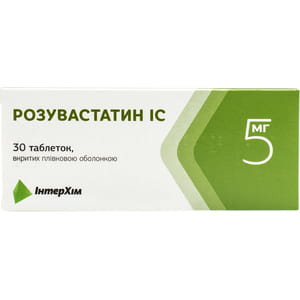 Розувастатин IC табл. в/о 5мг №30
