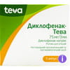 Диклофенак-Тева р-н д/ін. 75мг/3мл амп. 3мл №5