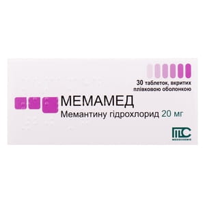 Мемамед табл. в/о 20мг №30